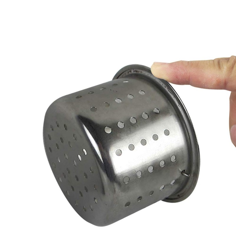 SUS304 Stainless Steel Deep Sink Strainer Inner Basket,Replacement for Kitchen