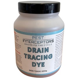 Pest Interceptors Drain Tracing Dye - Blue 200g E132 Indigo Carmine