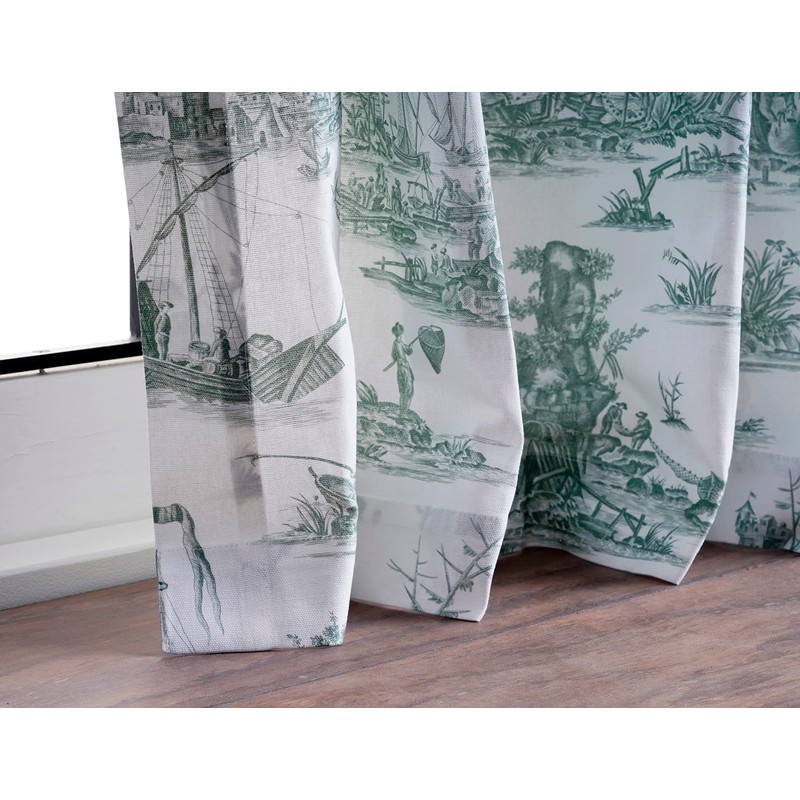 Maison d' Hermine Curtains for Living Room 100% Cotton 108