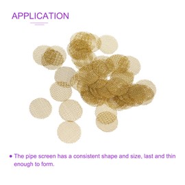 DMiotech Pack of 50 Strainers Brass Pipes 9.5 mm / 0.37 Inch Size for Pipes Filter