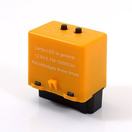 VULCANS Honda 6 Pin IC Turn Signal Relay, Adjustable Lighting Time/Flashing Speed, LED Bulb Compatible, Turn Signal Relay, Step Wagon, Odyssey, Accord Elysion