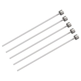 sourcing map Straight Ejector Pins 1.5 mm (1/16 Inch) Diameter 65 Mn Steel 100 mm (4 Inch) Pack of 5