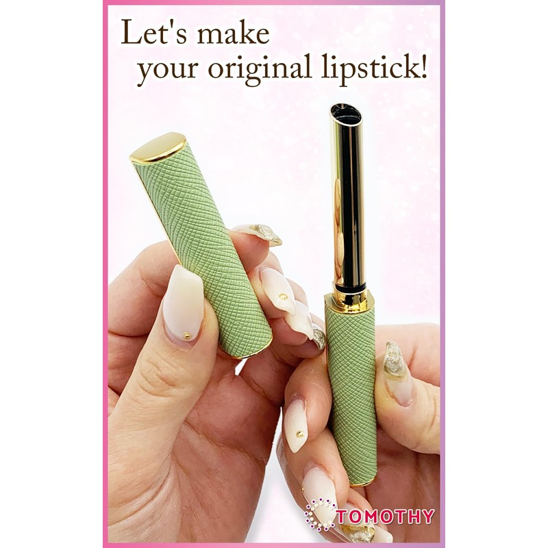 TOMOTHY Lip Container, Lipstick Container, Handmade, Refill, Lipstick, Lipstick Case,