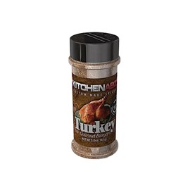 KITCHENABZ Turkey Gourmet Burger Seasoning, Gluten-Free, Low Sodium Seasoning Mix, Spicy Seasoning Blend, Natural and Healthy Spice Blend for Meal Prep (5.0 OZ)
