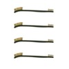 Helonge Brass Wire Brush, 5 Pcs Samll Brass Wire Brush,