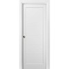 SARTODOORS Panel Pocket Door | Quadro 4115 White Silk |