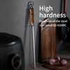 KINTIF Honing Steel 12 inch Sharpening Steel, Professional Knife Sharpener,