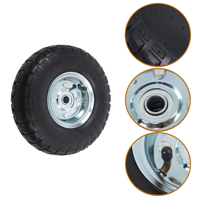 kimllier Black Inflatable All Terrain Generator Wheel Kit Replacement for