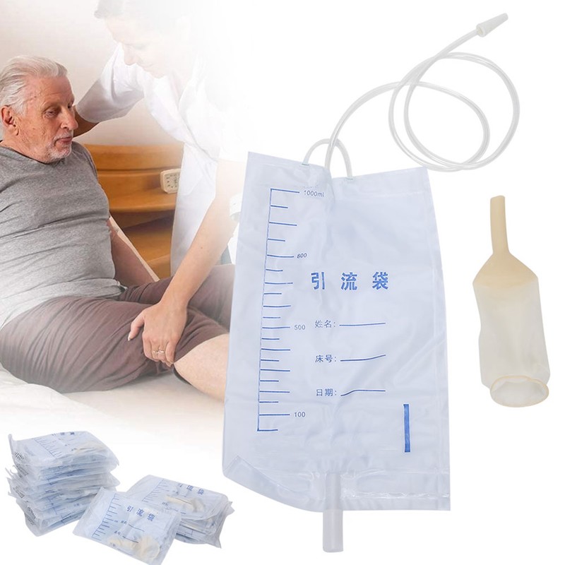 25pcs Male Disposable Drainage Bag Household Urine Collection Bag Healthy