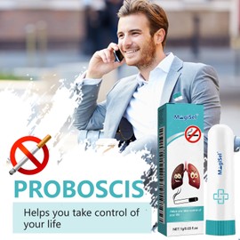 Nasal Stick, Nasenreinigungs-Stift, Hilfsatemschutzgerät, Natürlicher Kräuter-Nasenpflegestift, Tragbarer Nasenpflegestift, Stressabbau und Atemübung, Schnelle Linderung bei verstopfter Nase.