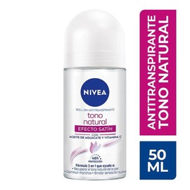 5 PACK NIVEA ROLL ON ANTIPERSPIRANT 1.69 OZ EA ACLARADO NATURAL EFECTO SATIN