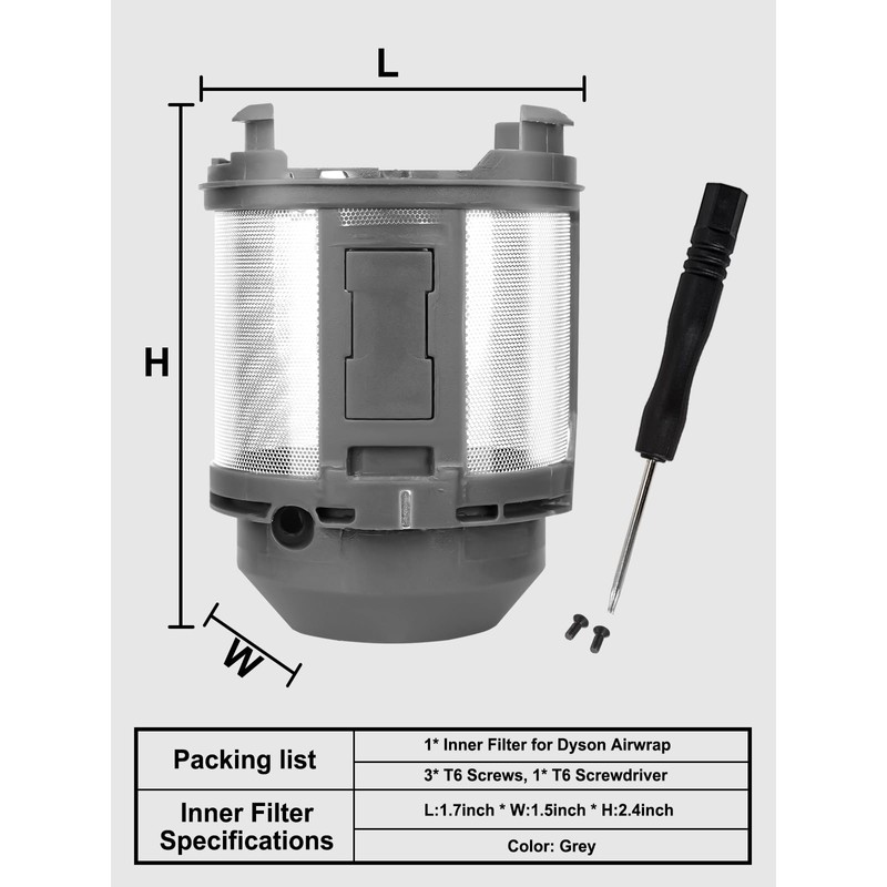 YTCHYYSK Inner Filter Replacement Cover Cage for Dyson Airwrap HS01