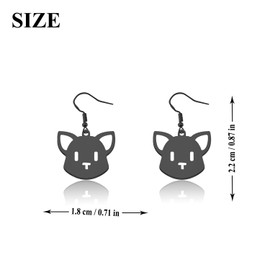 OKEYCH G-ame Inspired Gift Game Fan Earrings Gamer Jewelry G-ame Cosplay Merch (Game Fan E C)