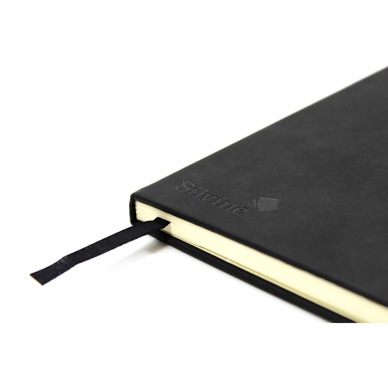 Silvine Executive Soft Feel Notebook Ruled with Marker Ribbon 160pp