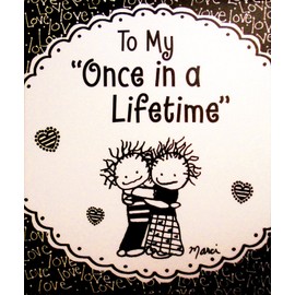 Blue Mountain Arts Little Keepsake Book, to My Once in a Lifetime by Marci