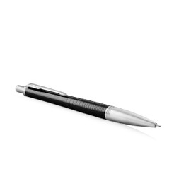 Parker Urban Ballpoint Pen | Premium Ebony Metal Chiselled | Medium Point Blue Ink | Gift Box