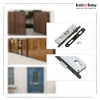 KOTARBAU Mortise Lock 72/34 PZ Counter Plate Galvanised Left/Right Tubular