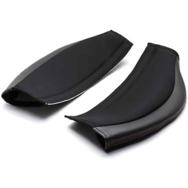 BRIDE (ブリッド) Seat Option Parts [Protective Pad Set] for Knee (For STRADIA3) High-Grade Soft Leather + Fabric Black K37APO