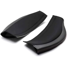 BRIDE (ブリッド) Seat Option Parts [Protective Pad Set] for Knee (For STRADIA3) High-Grade Soft Leather + Fabric Black K37APO
