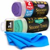 Premium 2pk +1 Free Shammy Cloth for Car Drying -