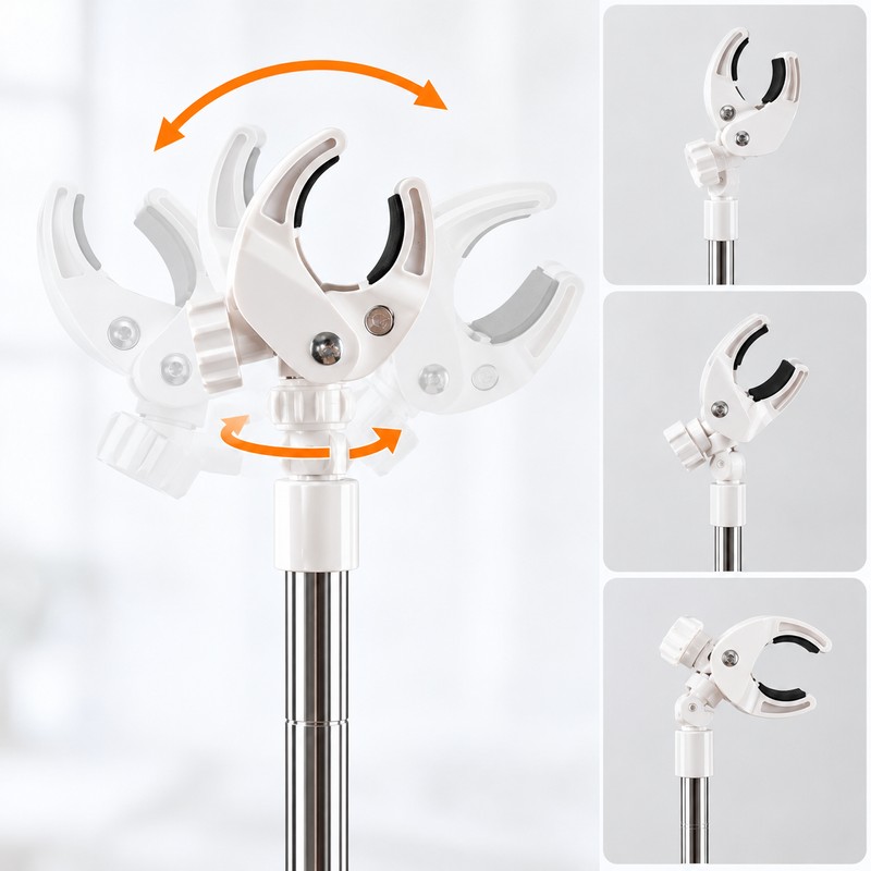 Adjustable Pet Hair Dryer Stand for Grooming – 55.12" Extendable