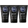 Nivea Men DEEP Cleansing Beard and Face Wash, Enriched with