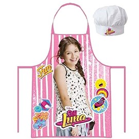 I Am Luna Set Gift Cook Apron and Hat Kitchen (Suncity sla102238)
