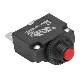 Thermal Switch Circuit Breaker Automatic Circuit Breaker 12 V 24 V 230 V Car Truck Fuse Boat Safety Automatic Black (15A)