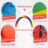 WYDDDARY Rainbow Advertising Arch 19.7x9.8ft Inflatable Arch Without Blower for