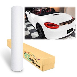 4"x8" (10cmx20cm) Sample White Matte Glitter Vinyl Wrap Sticker Sheet Film DIY Decal Air Release Bublle Free Self Adhesive Peel and Stick