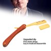 Old Style Straight Razor Rosewood Handle Straight Edge Barber Razor