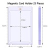 Tarjetero Magnético De 25 Piezas, 35 Unidades, Tarjetero Pro