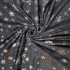 GFM Christmas Snowflakes Foil Print Scarf (88) (SNFLK-03-GHBH-Grey)