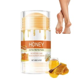 BOSPMLI Crema hidratante para pies crema de reparación de talones, crema hidratante antidesgaste para pies, manos y codos, eliminando callos de piel muerta (1, Miel)