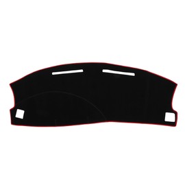 VekAuto Dashboard Cover Compatible for Dodge Charger 2005-2007, Nonslip Polyester Red Dash Cover Mat Dash Board Protector Cover