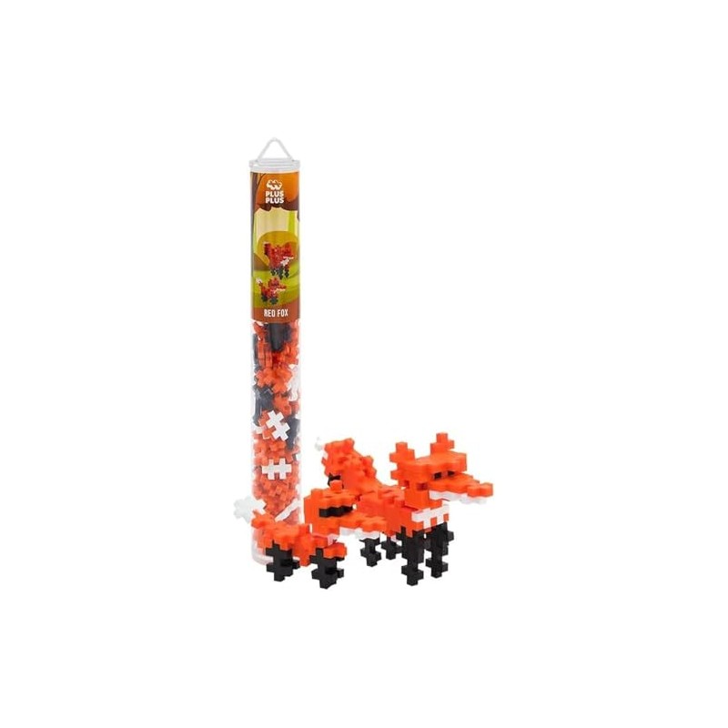 Plus Plus 3D Animal Figurine Building Block Set, 70 Mini