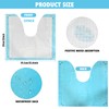 YumSur 25 Pack Disposable Toilet Mats Toilet Floor Protector from