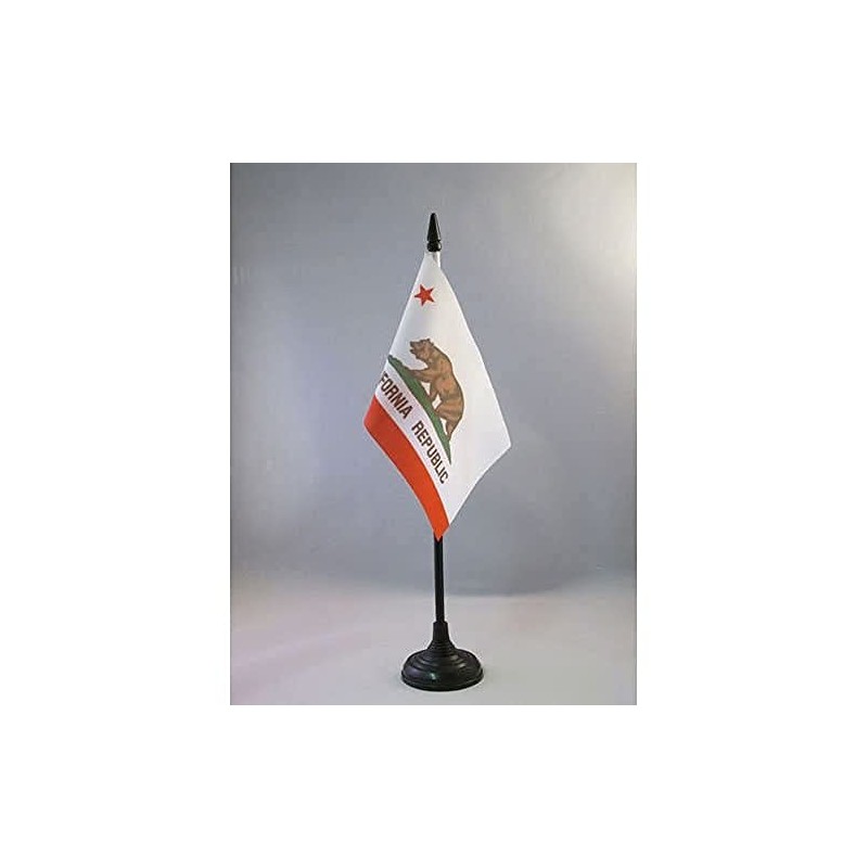 California Table Flag 4'' x 6'' - Californian Desk Flag