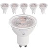 SETEN GU10 LED Light Bulbs, 6W Dimmable, 50W Equivalent, 4000K,