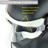 simhoa Protector, máscara de Baloncesto, Correa Ajustable inastillable, Protector Facial