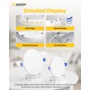 Ensenior 12 Pack 4 Inch LED Recessed Ceiling Light with