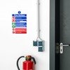 Large Fire Action Notice Vinyl Sign - 30 x 20