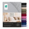 VelvetHome Fitted Sheet, 180 x 200 cm, 100% Combed Cotton,