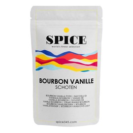 SPICE Bourbon Vanilla Beans Pack of 10 Calibre: 12-13 cm Vanilla Bean from Madagascar, Aromatic Vanilla pods from Fresh Harvest