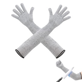 Pddenality Guard Gloves Gardening, Guard Gloves Guard Gloves Gardening Long, Long Gardening Gloveslong Gardening Gloves for Men, Suitable for Gardeners Construction Workers Etc to Prevent Cuts.(55cm)