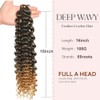 Feather Crochet Hair for Black Women 60 Strands 110g Deep