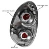 Torchbeam Tail Light Assembly Compatible with PT Cruiser 2001-2005 Chrome
