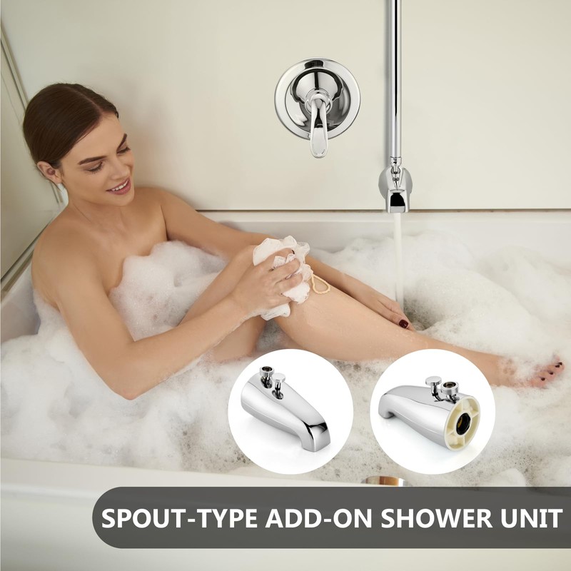 GBBNE Convertor Shower Unit,Spout-Type Add-On Shower Unit,Tub to Shower Conversion