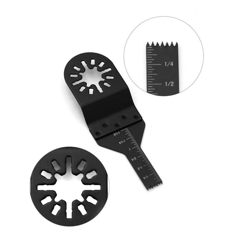 QWORK® 100 Pieces Multitool Saw Blades, Multifunctional Tool Accessories Oscillating