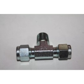 Swagelok 1/4" Tube x 1/4" Tube x 1/4" MNPT Male Run Tee Dk-Lok DTBM 4-4N- Carbon Steel